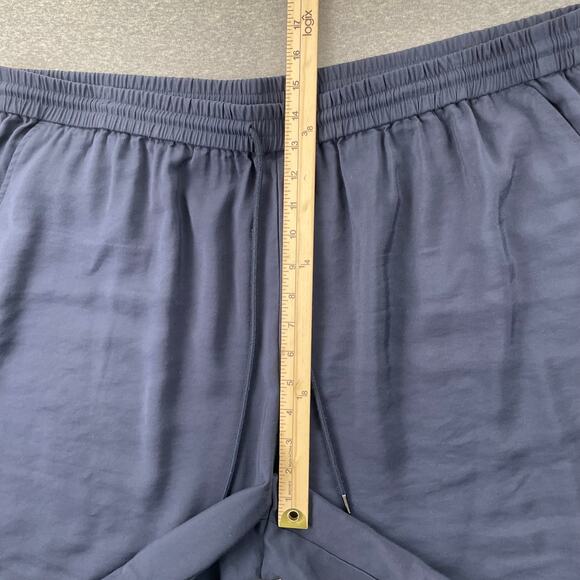 Nordstrom Drawstring Waist Shorts Womens 2X Navy Blue Pull On 6" Stretch Waist - Picture 6 of 11